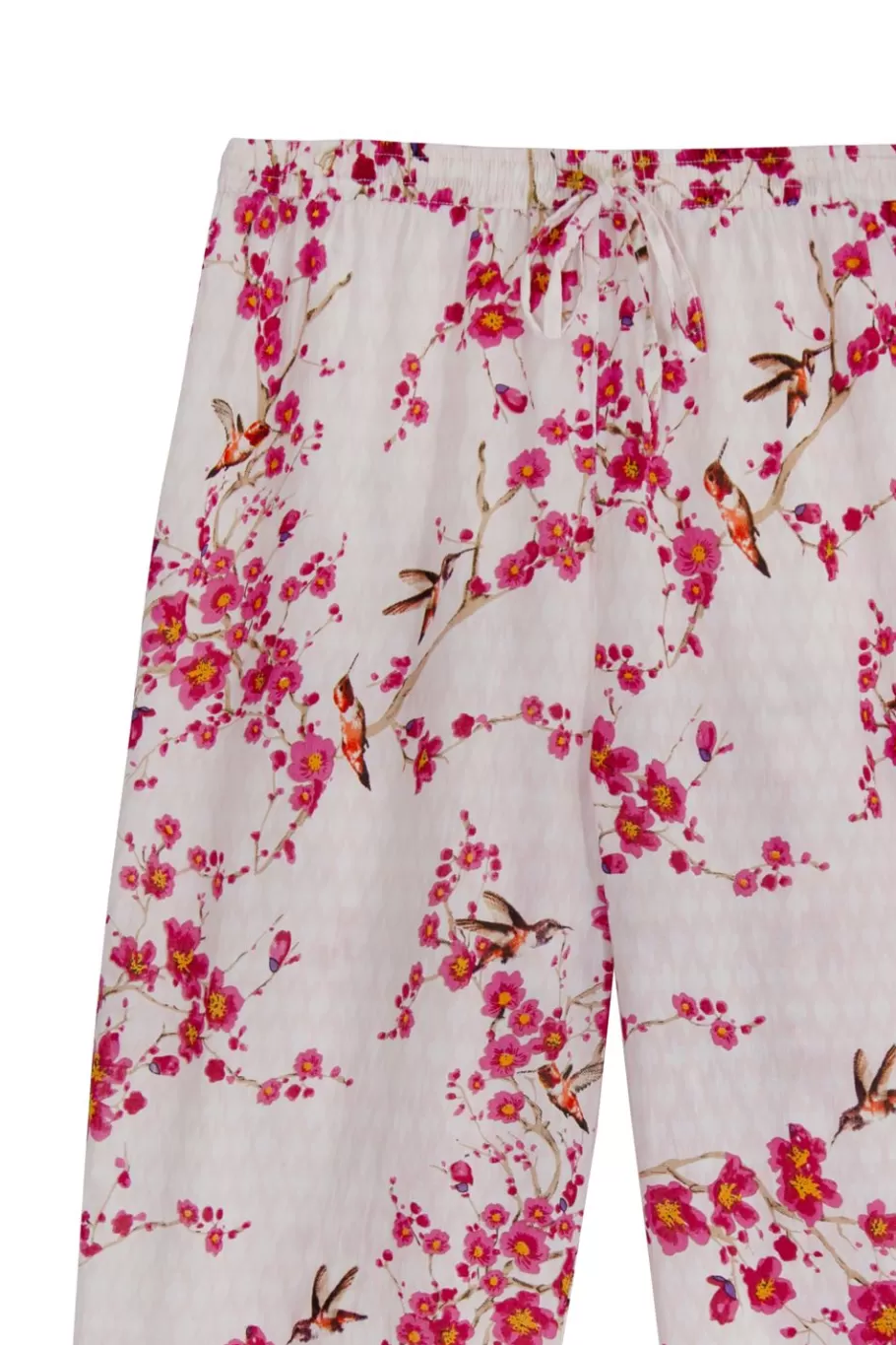 La Cera™ Conjunto De Pijama De Algodon Con Manga 3/4 Cherry Blossom De La Cera^ Más Ropa De Dormir