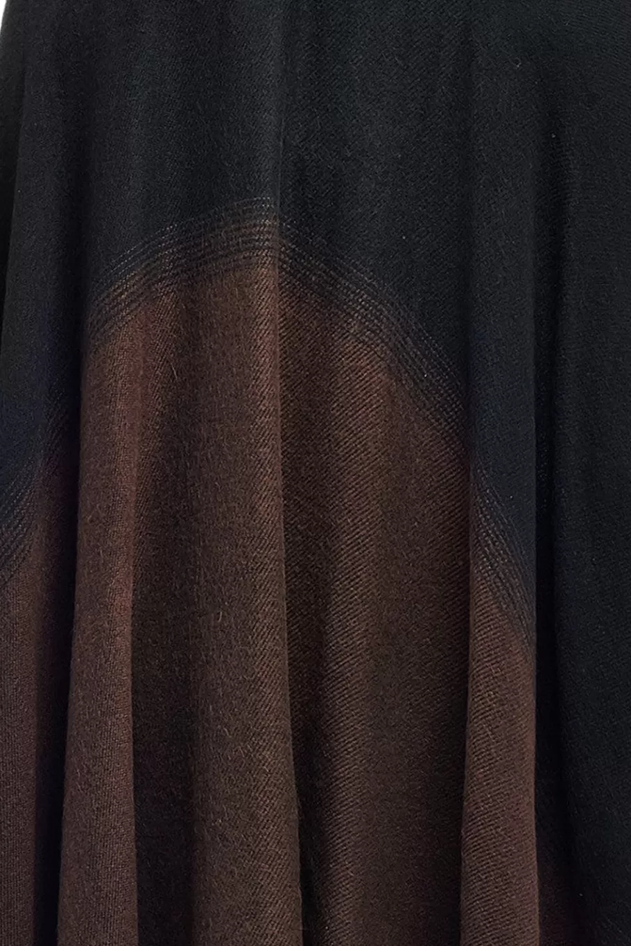 La Cera™ Poncho Tipo Chal Con Abertura Ombre De La Cera^ Suéteres